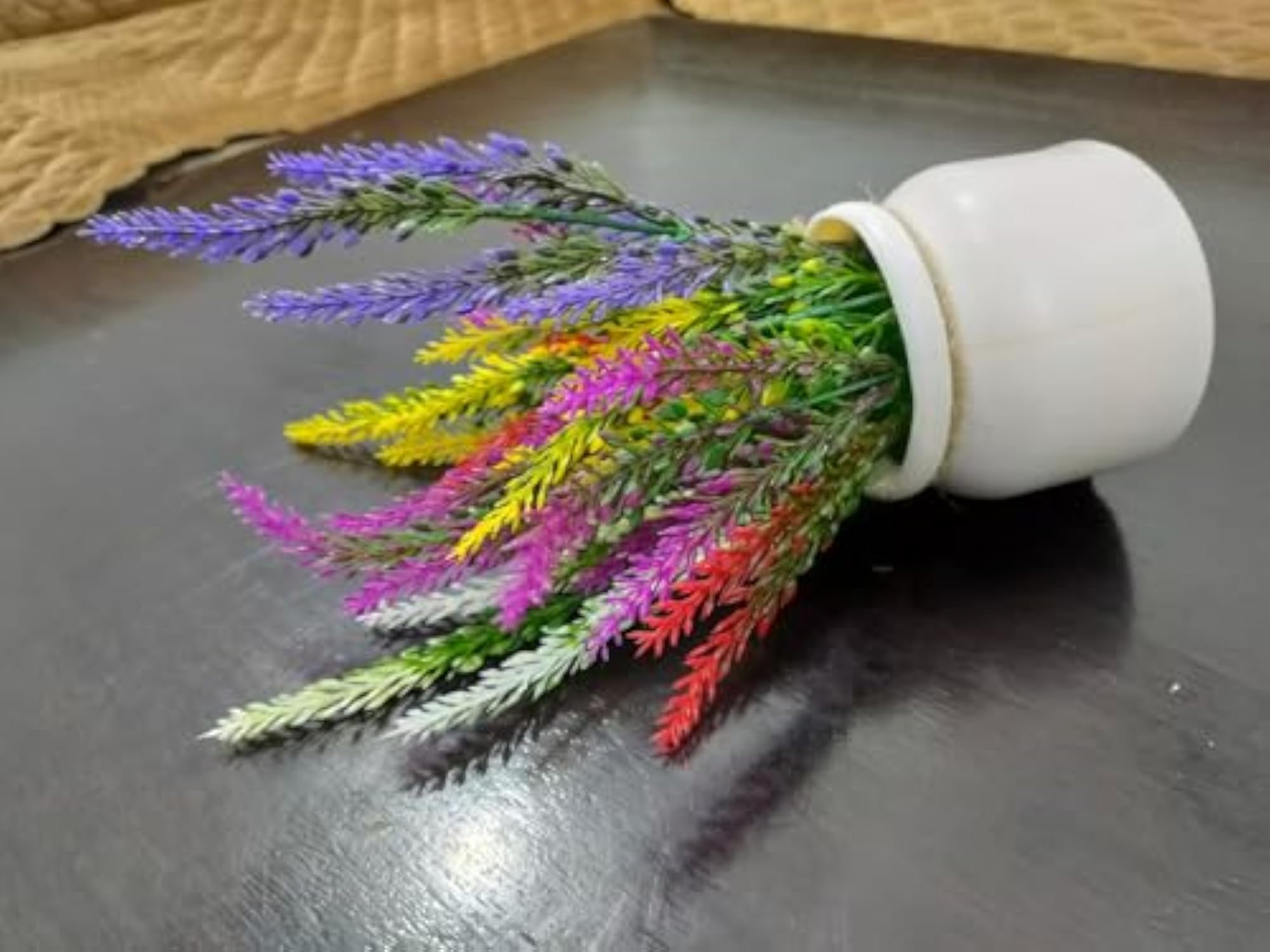 Artificial Bonsai Plant, Colorful Decor
